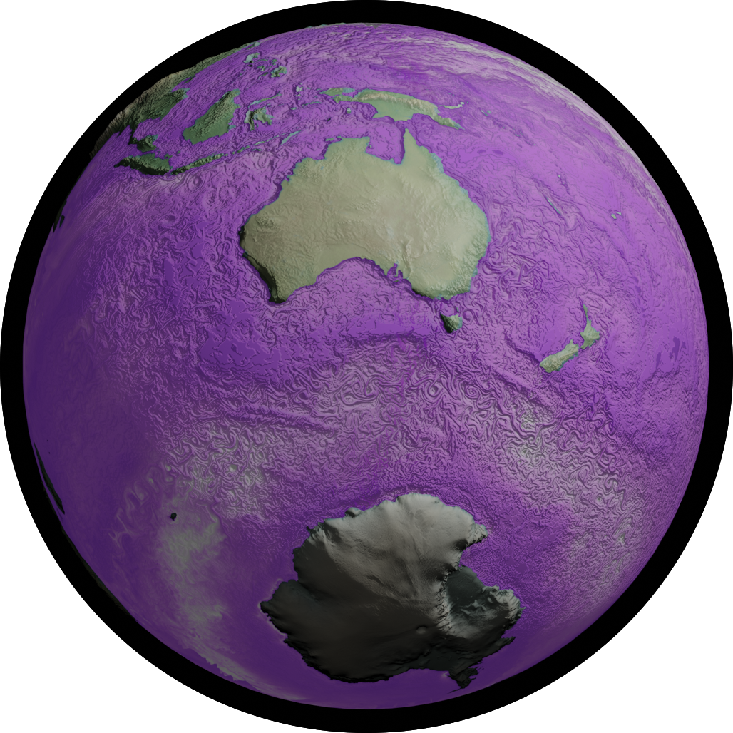 Visualization of the Mixed layer depth in ACCESS-OM2, a 1/10° global ocean simulation. Watch animation in https://www.youtube.com/watch?v=9vPr_PlYhvg